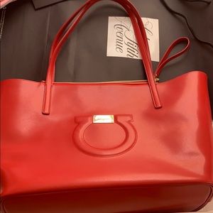 Over sized ferragamo bag